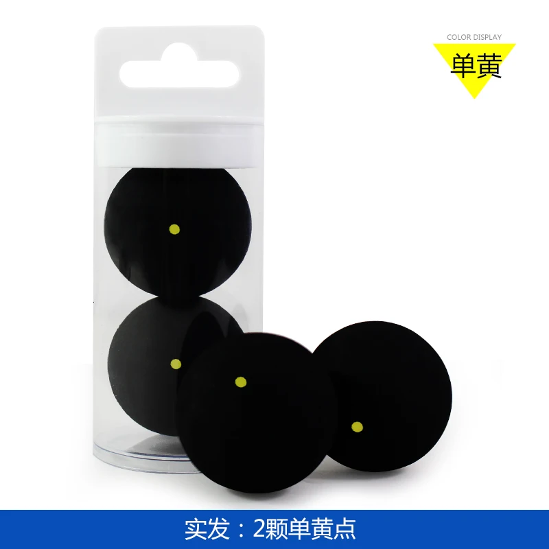 2 pcs/tube FANGCAN Squash Ball for Professional Players or Trainers One Blue Dot and Yellow Two Dots | Спорт и развлечения