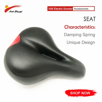 

Comfortable Seat for X48 electric scooter high quality damping spring high elastic 10inch scooter electric scooter seat ebike