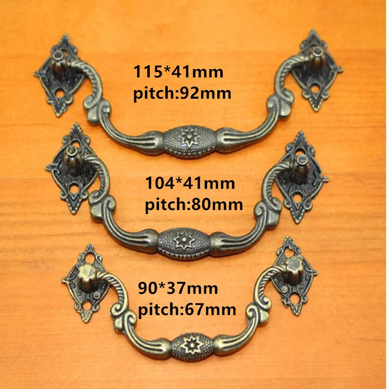 

1Pcs Box Holder,Suitcase Holder Arch Furniture Hardware Thin Handle,Zinc Alloy,Bronze Tone