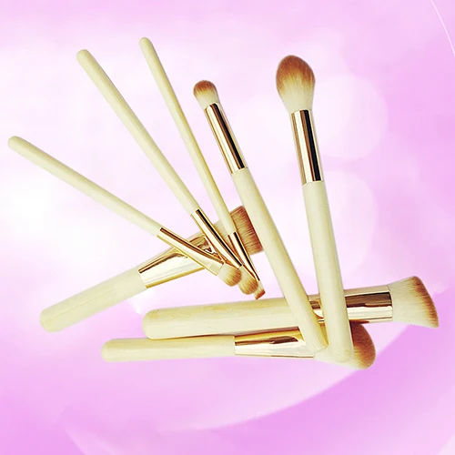 

82WG1652016 New Arrival  8 Pcs Pro Makeup Beauty Blush Brush Face Cheek Powder Foundation Cosmetic Tool