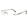 Gmei Optical S8313 Rimless Eyeglasses Frame for men Rimless Eyewear Glasses ► Photo 3/6