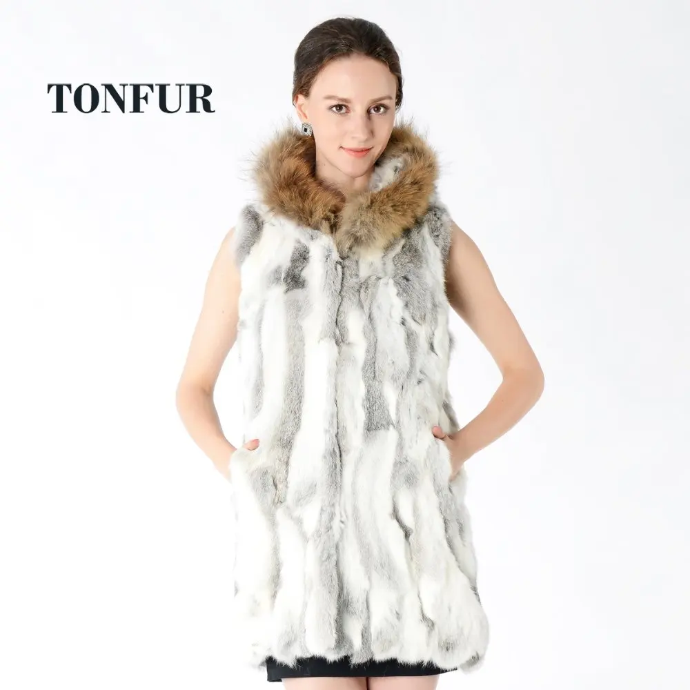Usine Laveur Grassgrey Arrivée Capuchon Gros En Raton Luxe Lapin 2018 Réel Fourrure Vrai Avec Dnt326 100 De Nouvelle yellowgrass Nature Femmes Gilet 6xxnSPvR