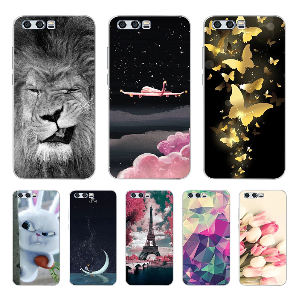 

For Funda Huawei Honor 9 Case Cover On Bumper Honor 9 Silicone Phone Case For Huawei Honor 9 TPU Soft Back Protection Case Coque
