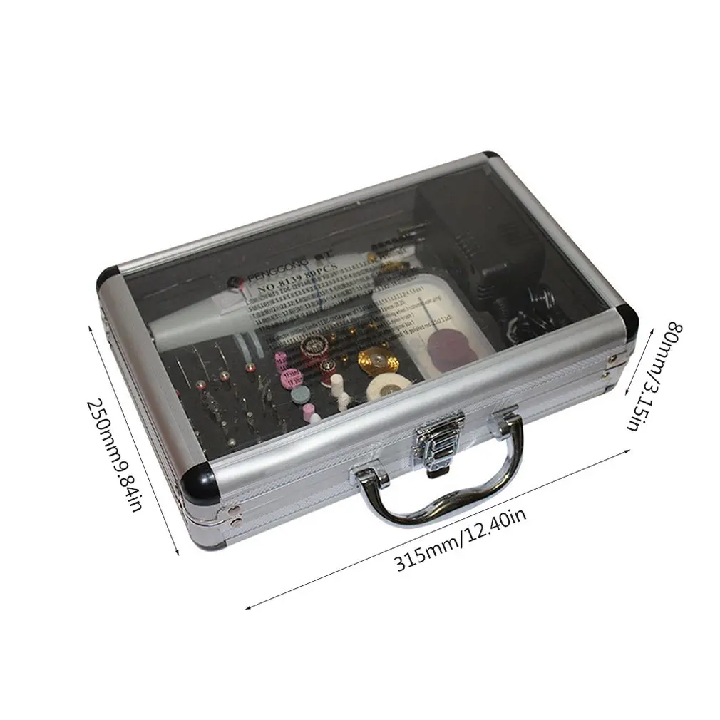 220V 80 шт./компл. электрическая дрель Dremel гравировка ручка мясорубки Мини дрель электрическая роторная инструмент шлифовальный станок