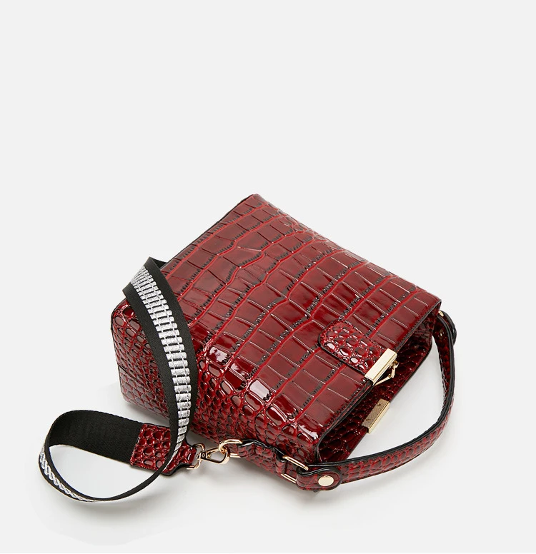Crossbody Bolsas Das Senhoras Jacaré Bolsas De Grife Famosa Marca