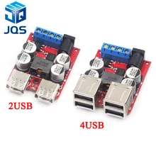 DC-DC автомобиля зарядная плата 8 V-35 V 5V 8A Питание модуль разгерметизации 4 порта USB Выход мобильный Зарядное устройство