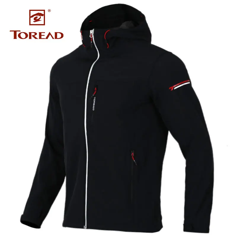 

TOREAD Men's New Outdoor Sports Hiking Warm Autumn Winter Jackert Windproof Breathable Paddy Camping Soft Shell Coat HAEF91259