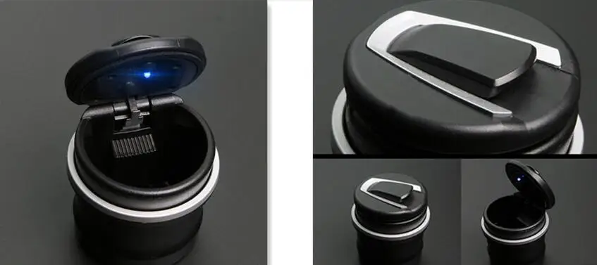 

2017 Auto-styling LED ashtray for Nissan Geniss Juke Almera Primera pathfinder Sentra Versa AltimaTeana X-Trail accessories