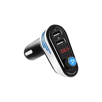 

Multi-function Car MP3 bluetooth Model Hands-Free Call Player Plug-in Card Radio With Dual USB Port charger