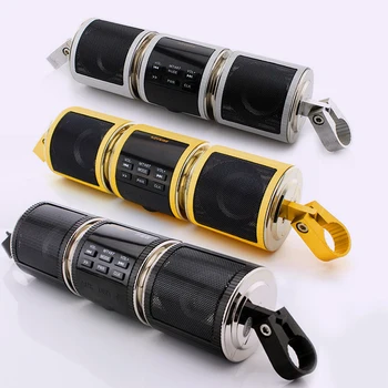 

Universal Motorcycle MP3 Player Speaker FM BT Radio Audio System High Fidelity Stereo Waterproof for Scooter Bike ATV