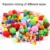 Помпон 8/10/15/20/25/30 мм Мини Пушистый Мягкий Pom Poms Помпоны Мяч Меховой Мяч Ручной Работы для DIY Ремесла Домашнего Декора Швейные Принадлежности