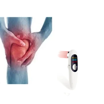 

Knee pain relief 650nm and 808nm laser instrument drug free portable wound healing