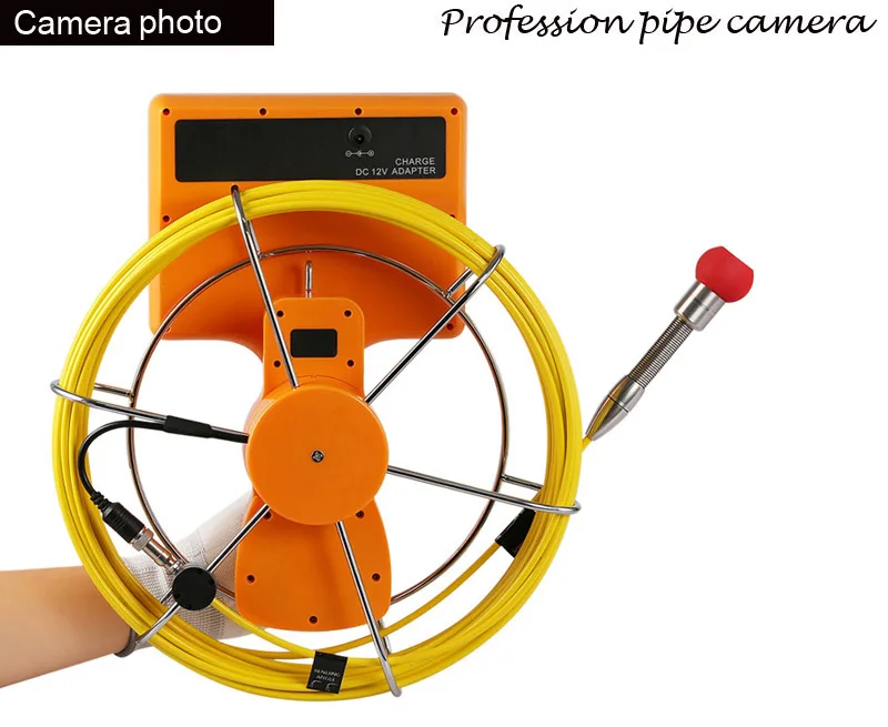 40 м счетчик Авто самонивелирующийся дренажный эндоскоп труба канализационная камера водонепроницаемая водопроводная камера с 28 мм камерой