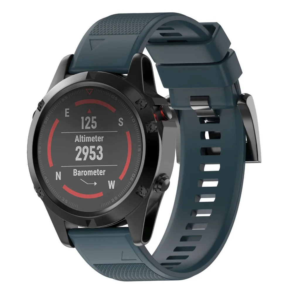 Сменный силиконовый ремешок для наручных часов Garmin Fenix 5 Fenix5 для Garmin Forerunner 935 gps часы быстросъемный ремешок для часов