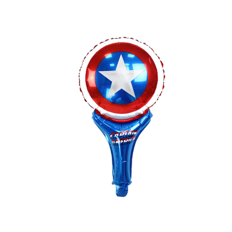 Новинка Marvel Мстители фольгированные шары Фигурки игрушки Капитан Америка Железный человек паук Халк шары малыш вечеринка для мальчика день рождение игрушки подарок - Цвет: 4