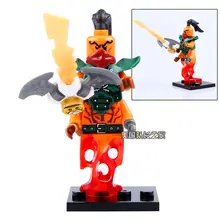 SingleSale NADAKHAN NJO195 SKYBOUND LLoyd Cole Jay Kai Zane Ninja minifig Blocos de Construção do Modelo Brinquedos Presentes Das Crianças Dos Miúdos
