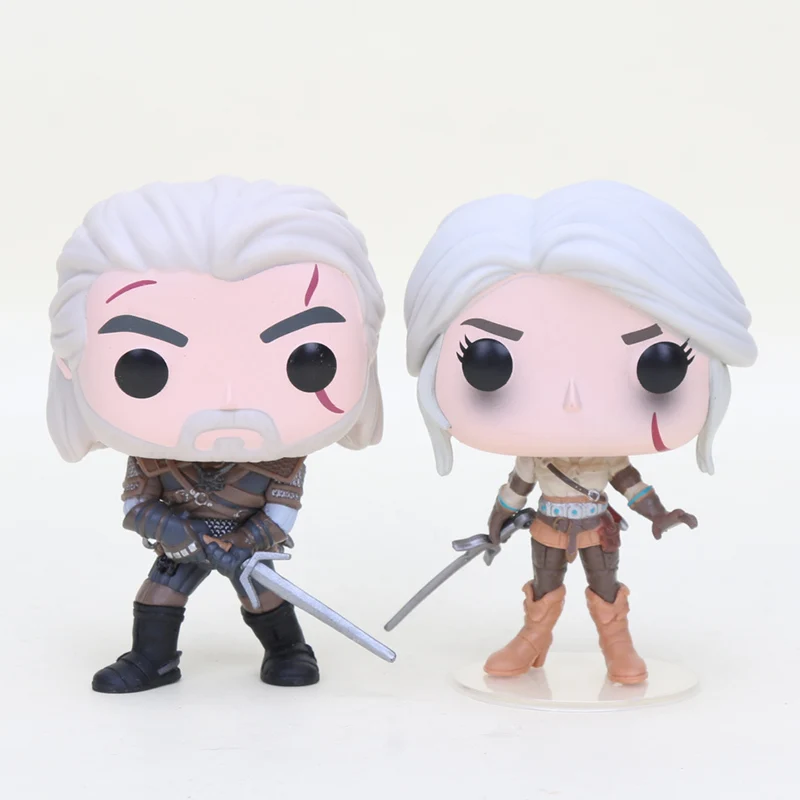 

The Witcher 3 Wild Hunt Action Figures GERALT & CIRI & EREDIN 10cm VINYL Action Figure Collection Model Toys Doll Gifts