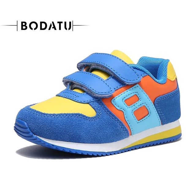 BODATU new boy soft rubber sole shoes girls 3 12 years old shoes kid