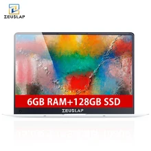 ZEUSLAP X5 15 6inch 1920X1080P 6GB Ram 128GB SSD Windows 10 system Ultrathin Quad Core Fast