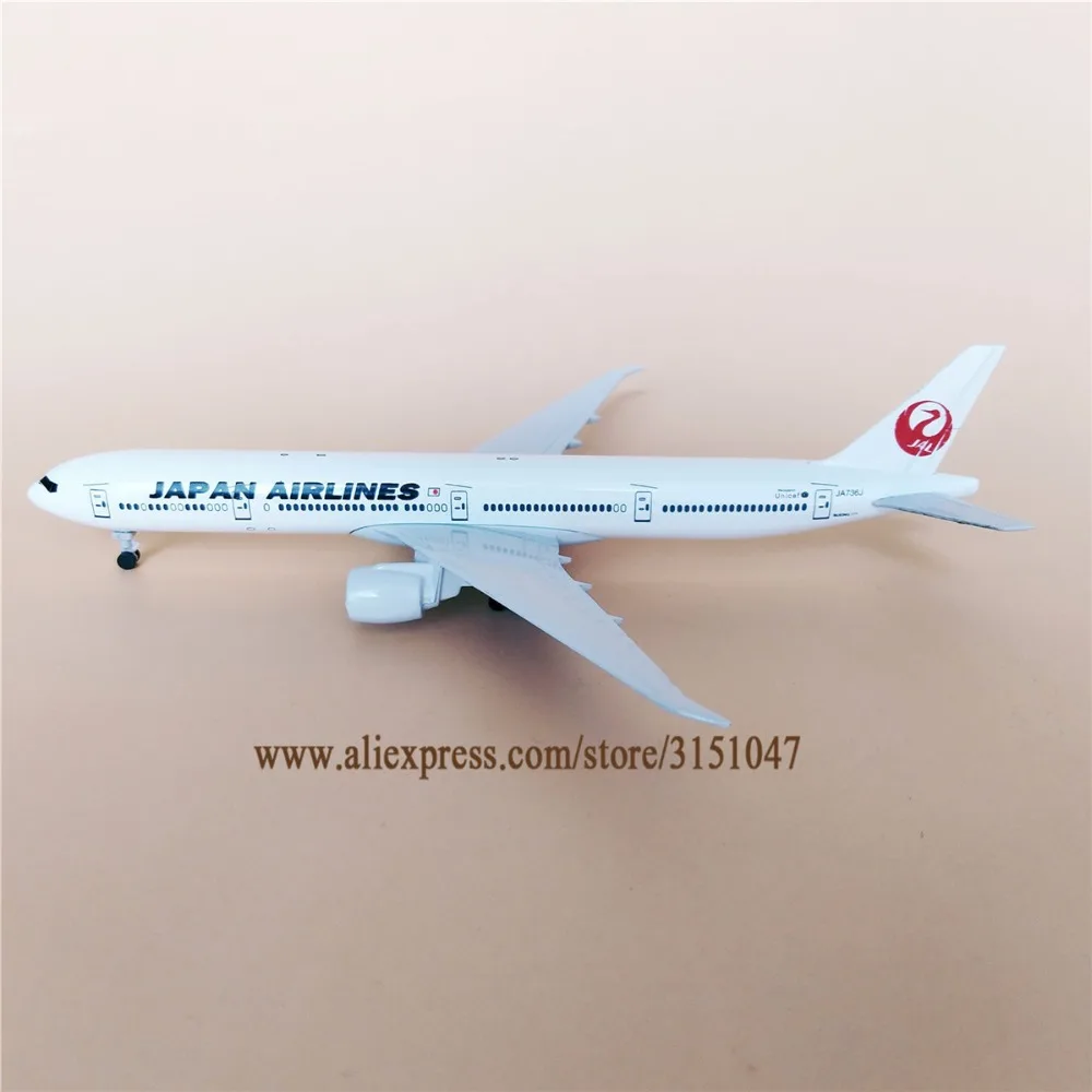 

19cm Airplane Model Air JAL Japan Airlines B777 300ER Boeing 777 Airways Plane Model W Stand Wheels Landing Gear Aircraft