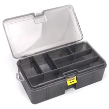 Двухслойная многофункциональная рыболовная приманка крючки ящик для инструментов прочный пластиковый ящик для рыболовных снастей для любителей рыбалки