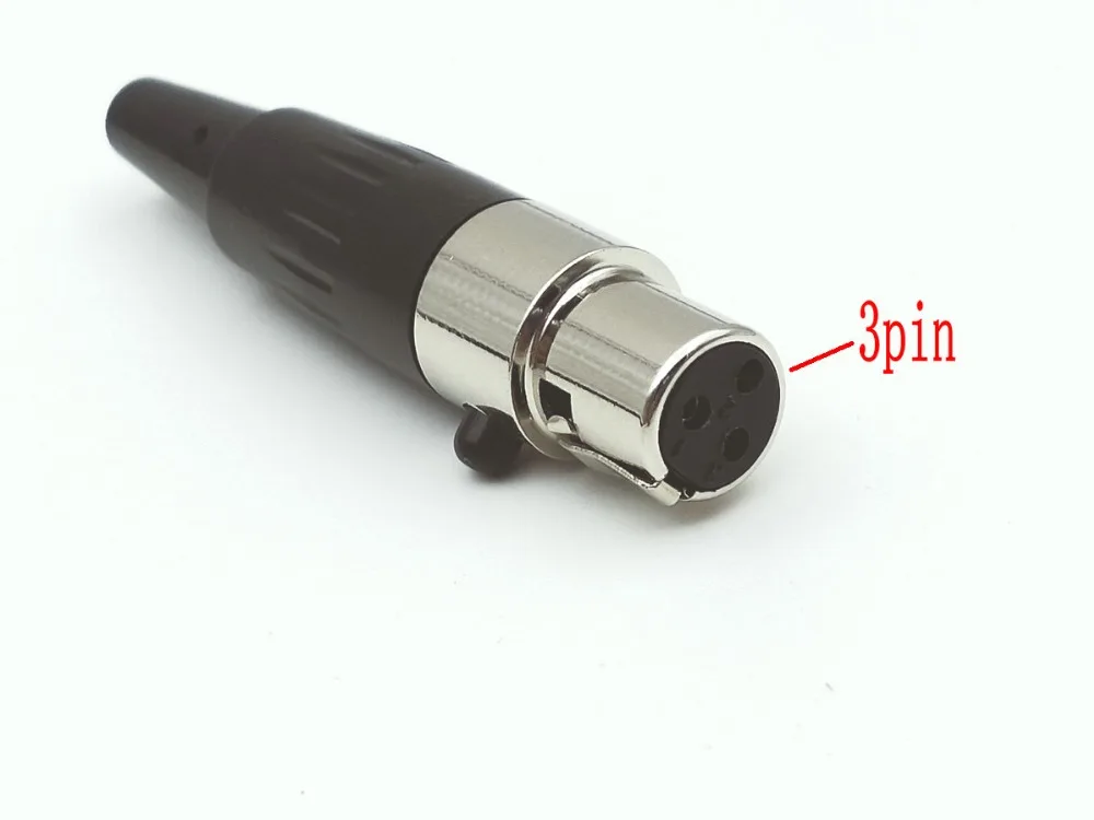 Conector de Microfone de Áudio Pces Mini Fêmea 3pin 4pin 5pin 6pin 10 Xlr 4 5pin 6pin conector de microfone de áudio