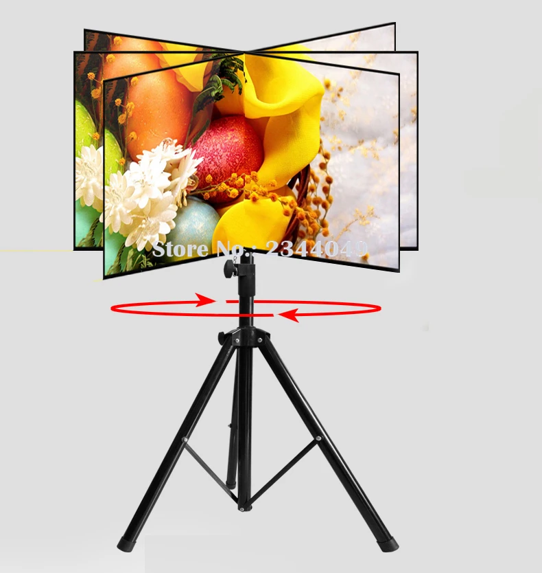 360 Degree Swivel 3255" TV Mount Tripod Stand TRK H44 Max.VESA 500