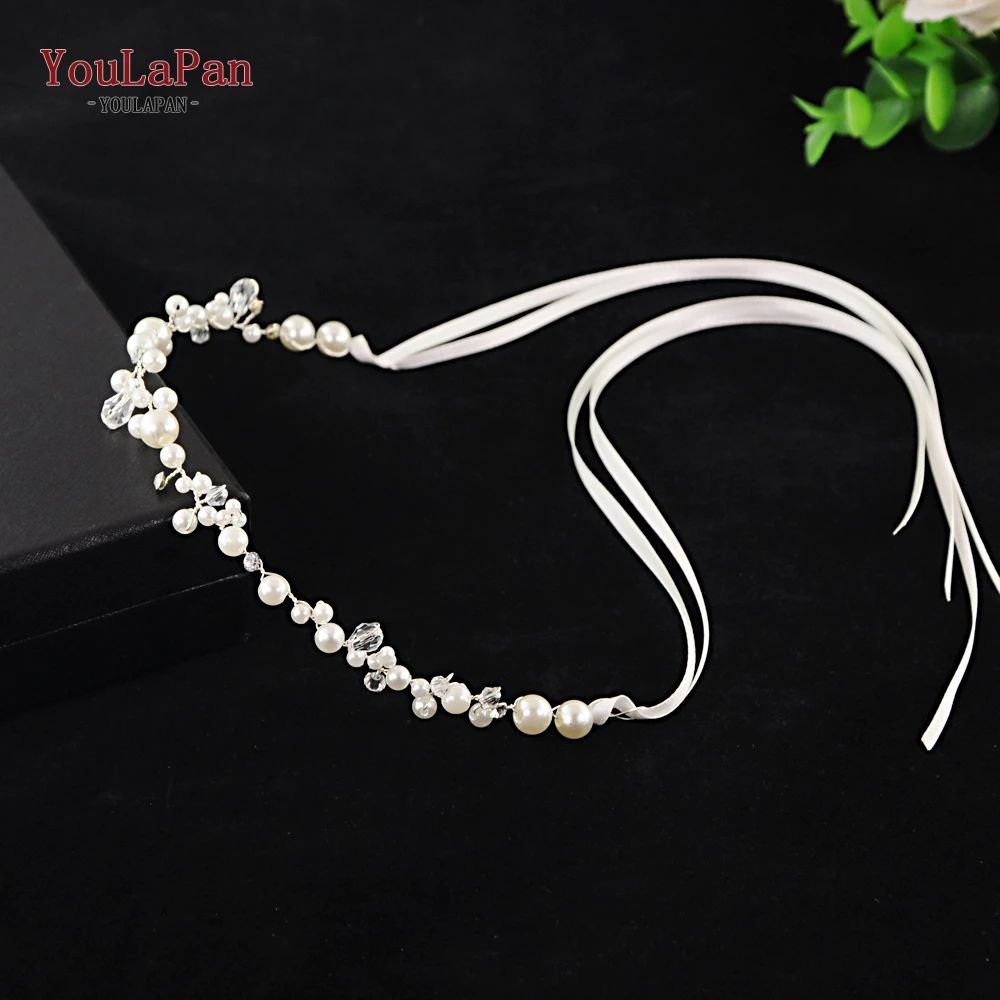 Bridal Garter Belt YouLaPan Wedding Garters Pearl and Crystal Leg Ring Sexy Garters for Women/Bride Thigh Ring Bridal Leg Garter Thign HT03-S