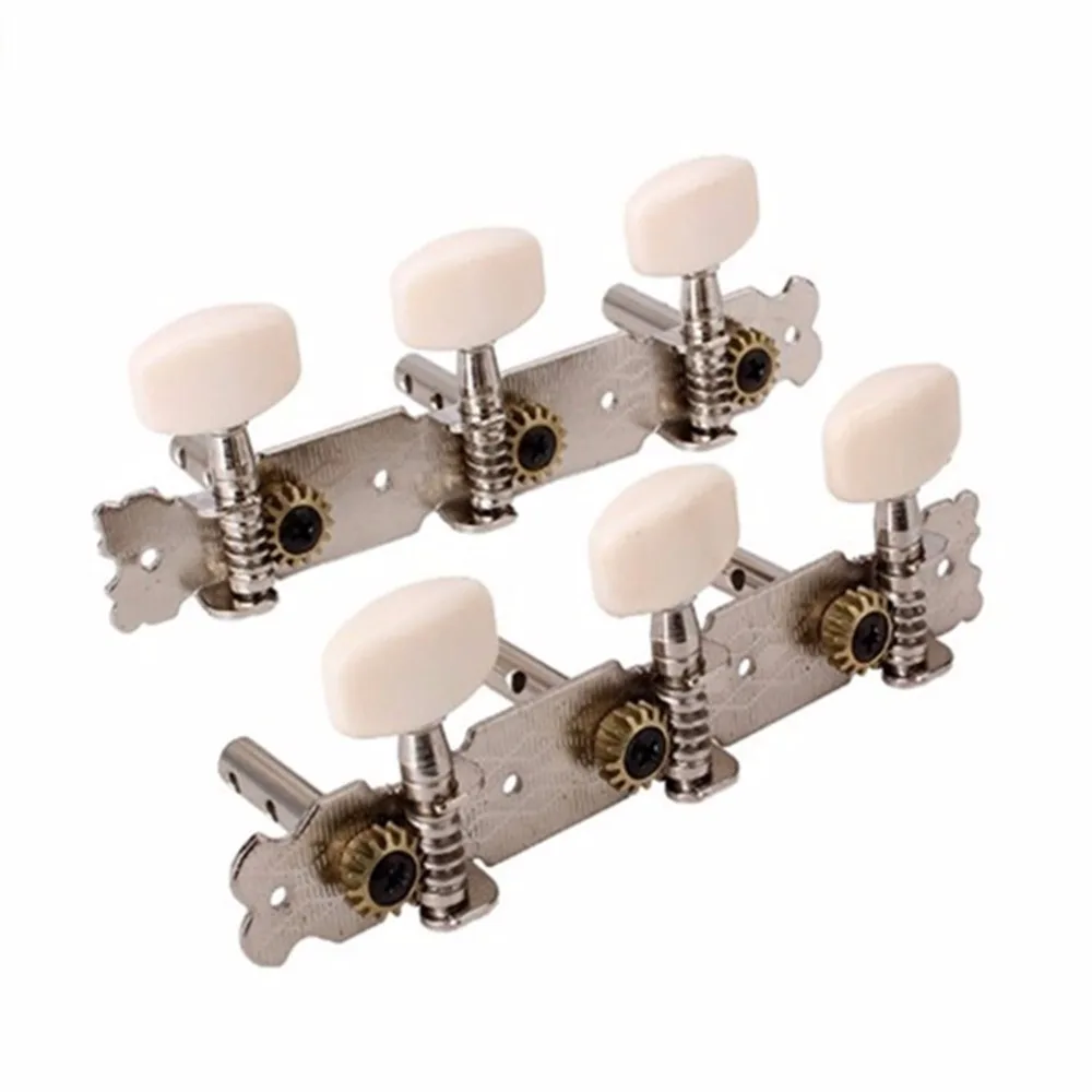 

Professional Alloy Guitar Tuning Pegs Tools Heads Tuners Tip for Classical Acoustic Guitar Three Button Tuning Keys Dropshipping