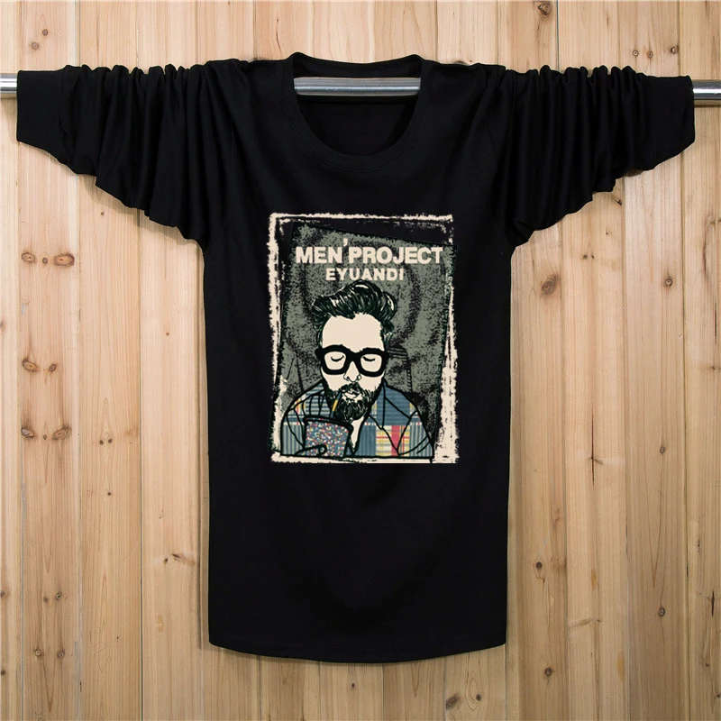XL 7XL Plus Size T Shirt Men Glasses Men T Shirt Cotton Fitness Long T XL 7XL Plus Size T Shirt Men Glasses Men T Shirt Cotton Fitness Long T