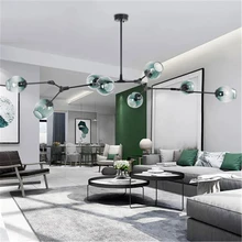 Современный Стеклянный светодиодный подвесной светильник, подвесной светильник в скандинавском стиле для столовой, дизайнерские подвесные лампы, подвесной светильник, светильник для кухни