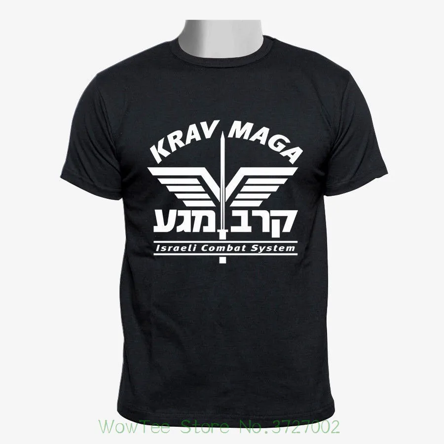 Krav Maga Self Defense Idf Israel Martial Art Men Black Tshirt Size S - 2xl Men T-shirt Men Clothing Plus Size