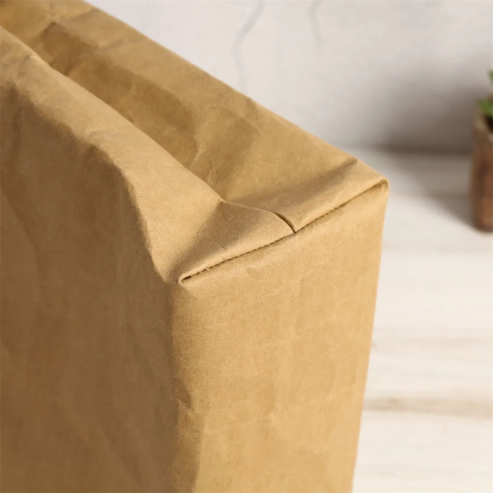 Скандинавском стиле моющаяся крафт-бумага многофункциональная сумка для хранения цветочного растения сумка для хранения продуктов Vogue домашняя ткань игрушки Органайзер мешок