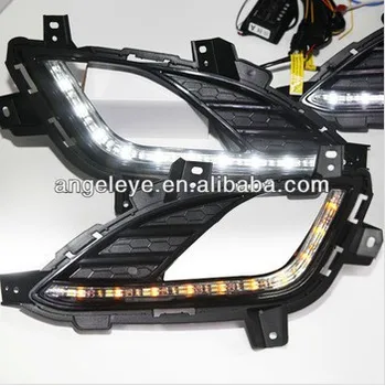 

For Hyundai Elantra LED DRL Daytime Running Light with Turn lights 2012-2014 Year V1
