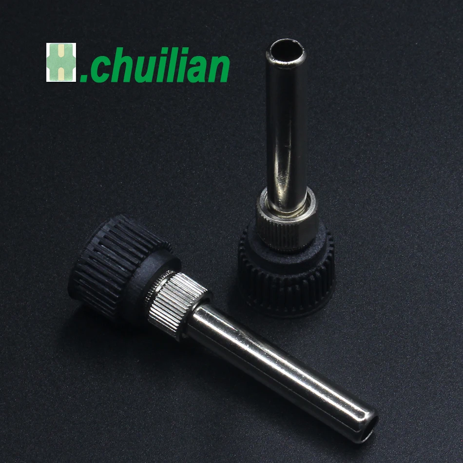 

2Pcs Soldering Station Iron Handle Accessories for 852D 936 937D 898D 907/ESD Iron head cannula Iron tip bushing