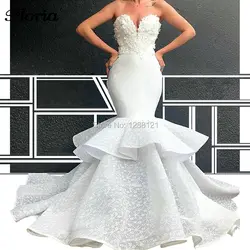 Белые длинные вечерние платья русалки в африканском стиле роскошное платье ручной работы для выпускного вечера Кафтан Вечерние платья с
