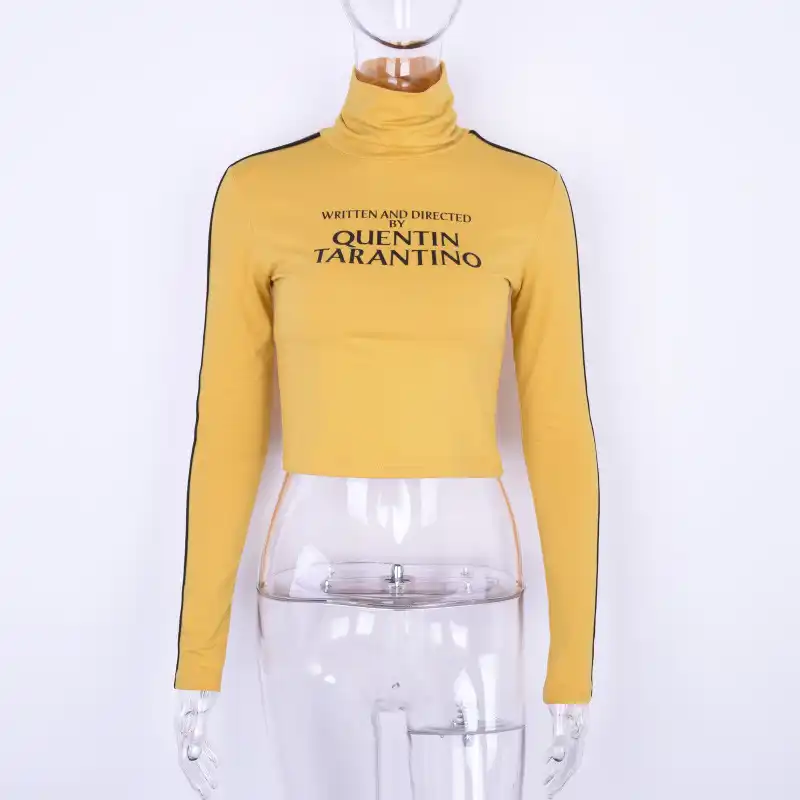 quentin tarantino yellow turtleneck