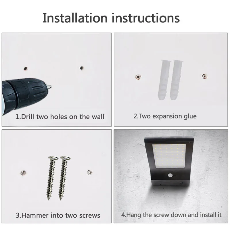 Waterproof 48LED soco Solar Wall Lamp  (9)