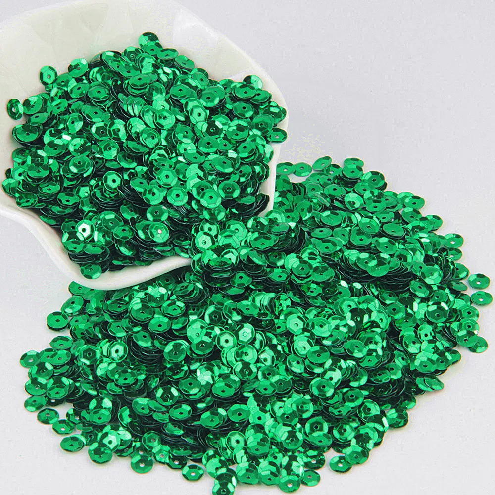 Круглая пайетка из ПВХ с пайетками 6 мм|loose sequins|6mm sequinssequin loose |