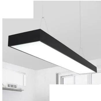 

Office chandeliers led simple modern long lights office studio works aluminum chandeliers lamps lighting fixture led lamps