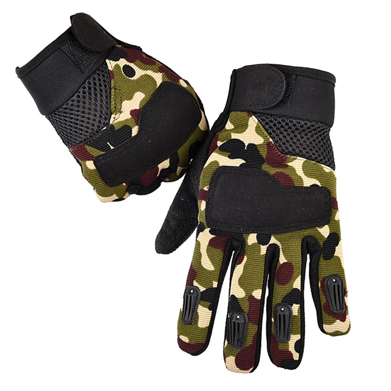 1 пара мужских тактических армейских походных перчаток полный палец Зимние теплые велосипедные перчатки Кемпинг Туризм Спорт на открытом воздухе противоскользящие перчатки