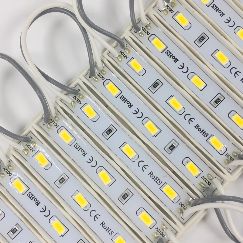 

3000pcs/lot Waterproof LED module light back lighting for sign DC12V SMD 5730 3led/pcs 20pcs/string