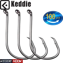 100 шт/партия крючок рыболовные крючки Крючки 1/0-2/0-3/0-4/0-5/0-6/0-7/0-8/0-черные рыболовные крючки высокие крючки из углеродистой стали