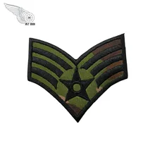 V Star армейская вышивка нашивки военная армия Наплечные рукава аппликация на заказ DIY камуфляж мотив значок наклейка для сумки куртка