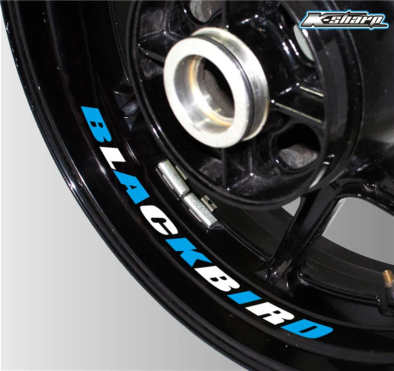 Высокое качество moto rcycle rim логотип наклейка светоотражающая Мото Аксессуары Украшение для Benelli blackbird cbr1100xx 1100