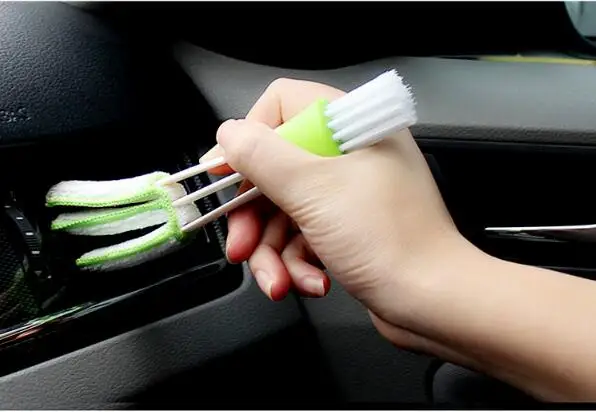 Sikeo 10 шт. автомобильный Diy пластиковый автомобильный Кондиционер щётка для вентиляционных штор щетка для чистки серии Аксессуары