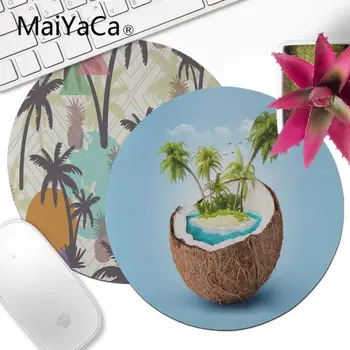 

MaiYaCa Funny coconut Comfort Round Mouse Mat Gaming Mousepad Keyboards Mat Gamer Gaming mouse pad Desk Mat anime mouse pad