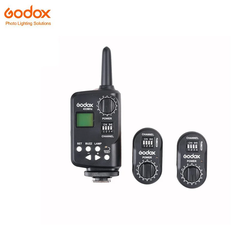 

Godox FT-16 Transmitter Remote Wireless Power Controller +2pcs Receiver Trigger for AD-360 AD-180 Studio Flash Speedlite