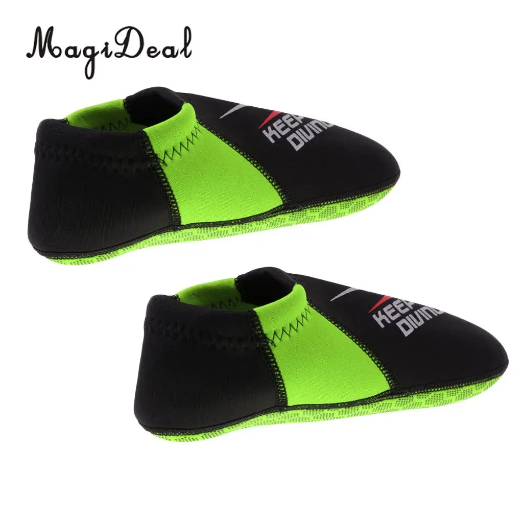 MagiDeal 3MM Neoprene Low Cut Beach Socks In Fins Flippers Non-slip Antiskid Scuba Dive Boots Snorkeling Wetsuit Home Shoes