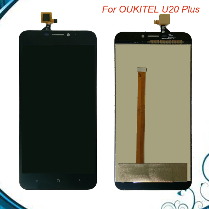 Для Oukitel U20 Plus ЖК дисплей + сенсорный экран 100% протестированный дигитайзер